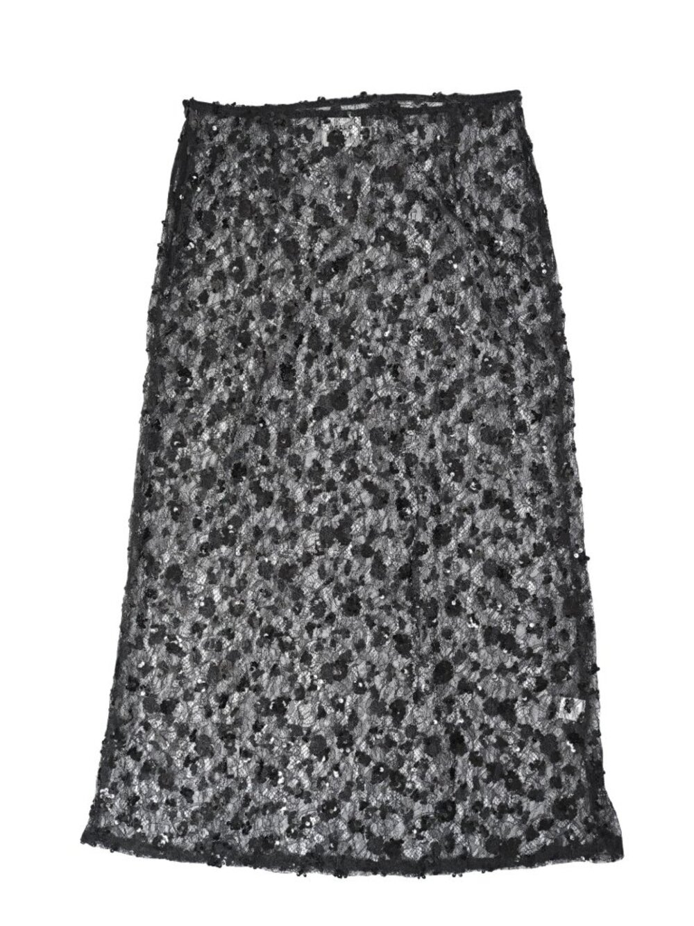 Hello Molly Diamond Daze Sequin Maxi Skirt in Black